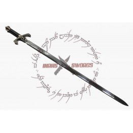 LATE MEDIEVAL GOTHIC KNIGHTLY SWORD CHIVALROUS CELTIC KNOT LONGSWORD STEEL BLADE